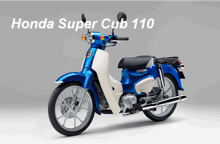Super Cub 110 (блестящий синий металлик)
