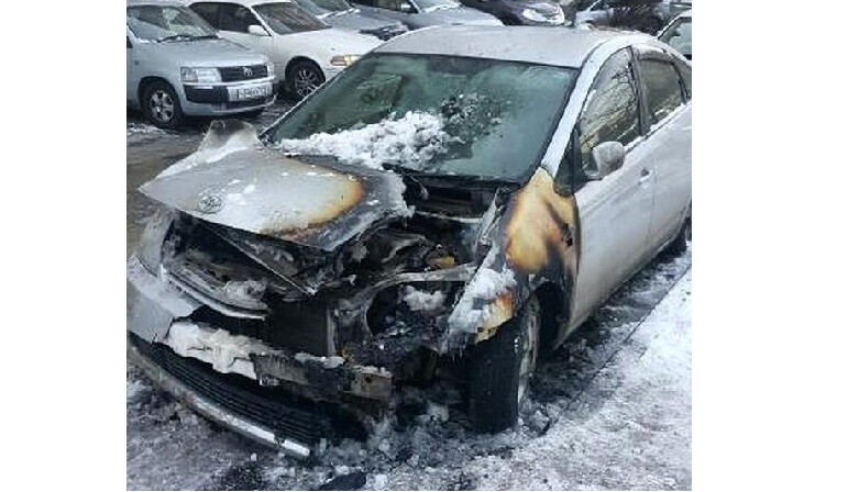 Поджог автомобиля Владивосток